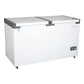 Voltas CB HT 400 DD 400 Litre 2-Door Combo Cooler Cum Freezer | Castor Wheels | White