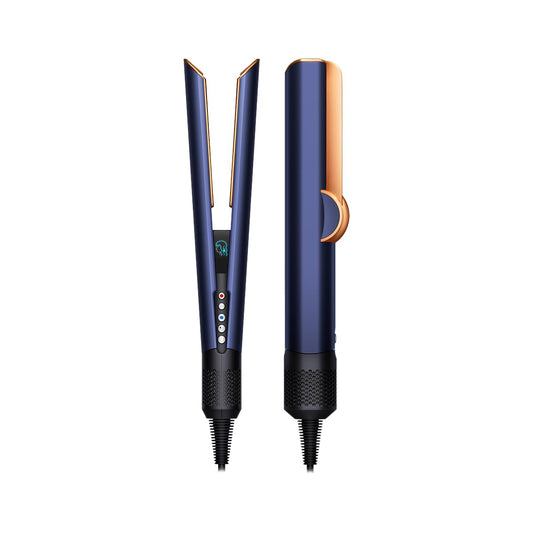Dyson Airstrait™ HT01-PBRC-IN Hair Straightener with Wet to Dry Styling, No Heat Damage, Filtered Airflow & LCD Display (Prussian Blue/Rich Copper)