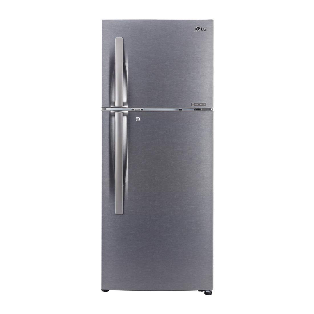 LG GL-N292RDSY 242 L 2 Star Inverter Frost-Free Standard Double Door Refrigerator ( Jet Ice, Dazzle Steel)