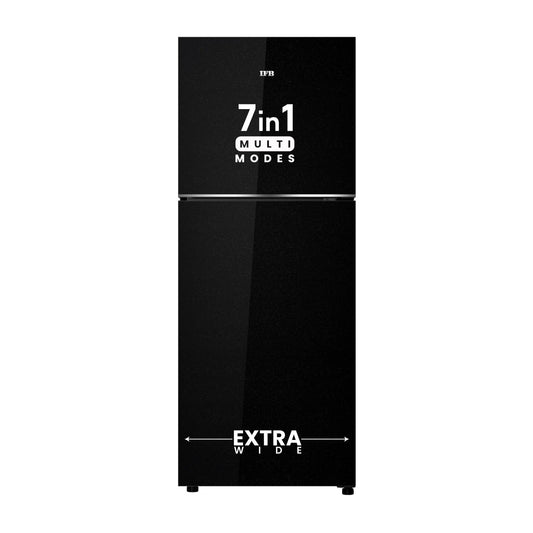 IFB IFBFF-3362IKGT 285 L 2-Star Frost-Free Refrigerator | Eco-Cool Series | Black Glass Finish | Inverter Compressor | Suraj Electronics Delhi NCR