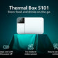 Philips TB5101 16.5L Car Fridge & Freezer (Compressor Cooling, -22°C, Touch Panel, 12/24V DC, 5 Star Rated, Portable for Car, Truck, RV & Home)