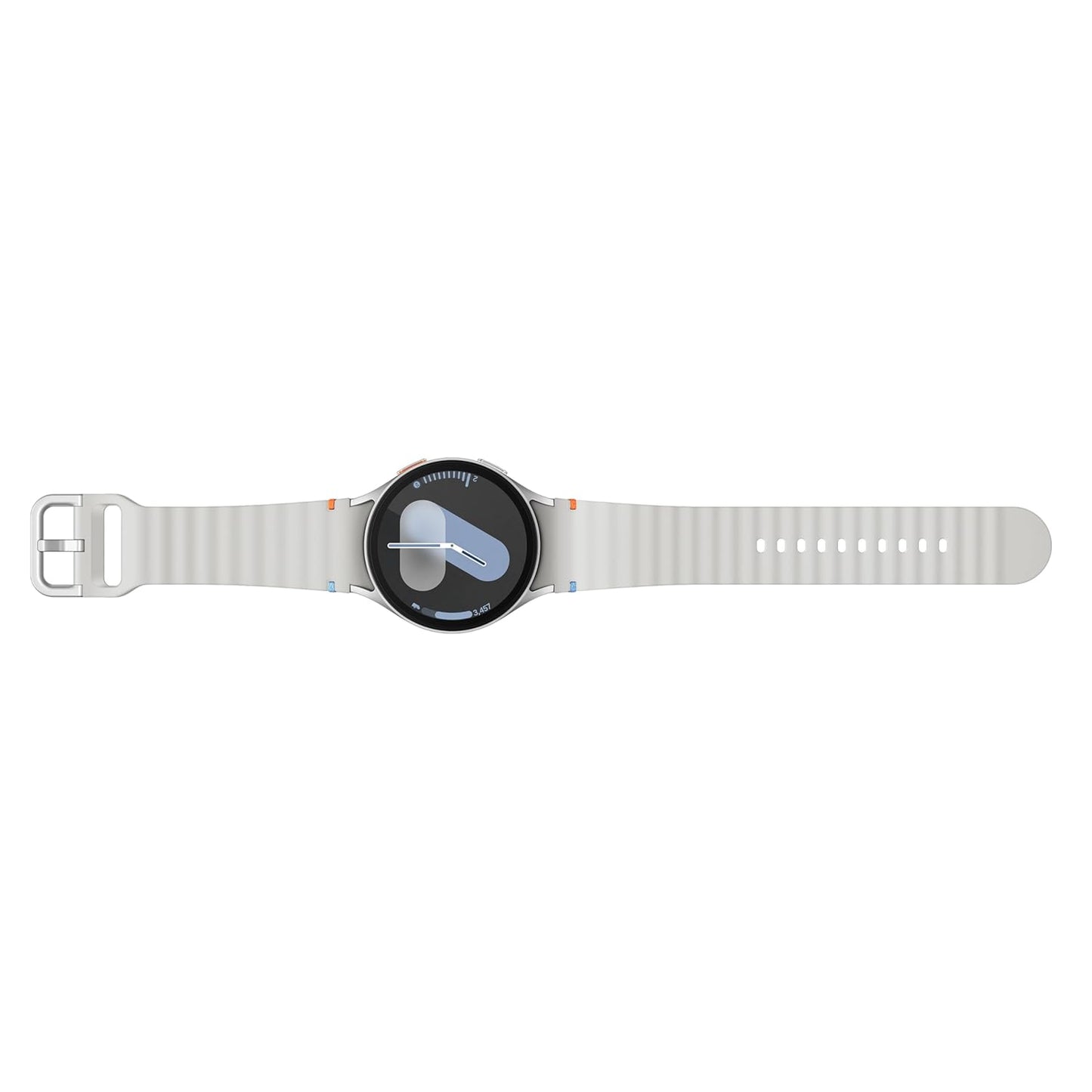 Samsung Galaxy Watch 7 (44mm, Silver, BT) with 3nm Processor | Dual GPS | Sapphire Glass & Armour Aluminum | 5ATM & IP68 | HR, SpO2, BP & ECG Monitor