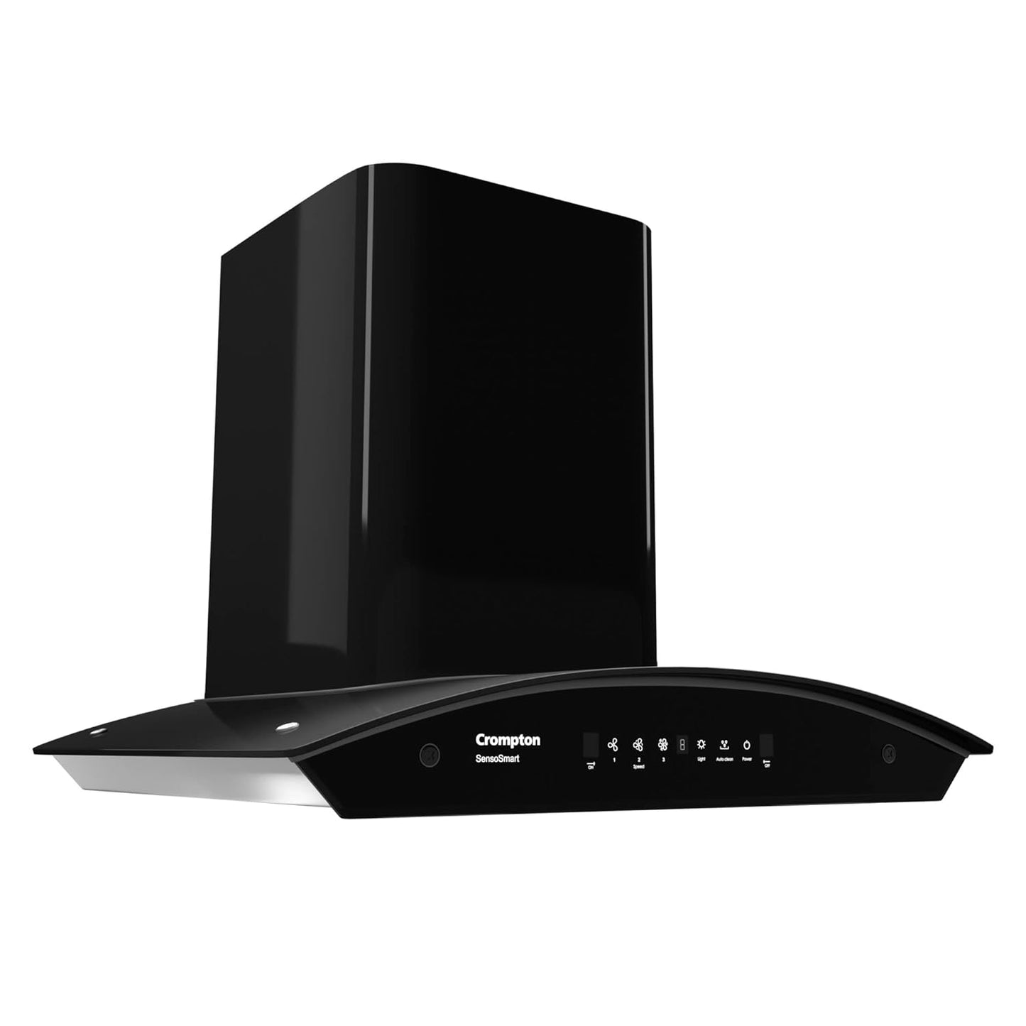 Crompton SensoSmart 60 cm Auto-Clean Chimney (CHD-SSC60FLE-MBL) | 1210 m³/hr Suction | Smart ON | Filterless | Suraj Electronics Delhi NCR