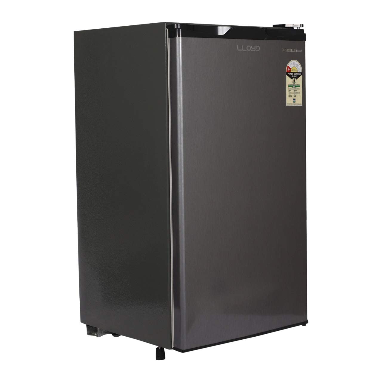 Lloyd GLDC111RGMT1JC 92 Litre 1 Star Direct-Cool Single Door Refrigerator (Metallic Grey, 2025 Model, Rotary Compressor, Toughened Glass Shelves)