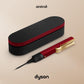 Dyson Airstrait Hair Straightener Red Velvet & Gold | Wet-to-Dry Styling, No Heat Damage, Intelligent Airflow, LCD Display