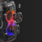 JBL PartyBox Club 120 Wireless Bluetooth Party Speaker (160W, AI Sound Boost, Futuristic Light Show, 12H Playtime, Auracast, Mic & Guitar Input, Splashproof, Black)