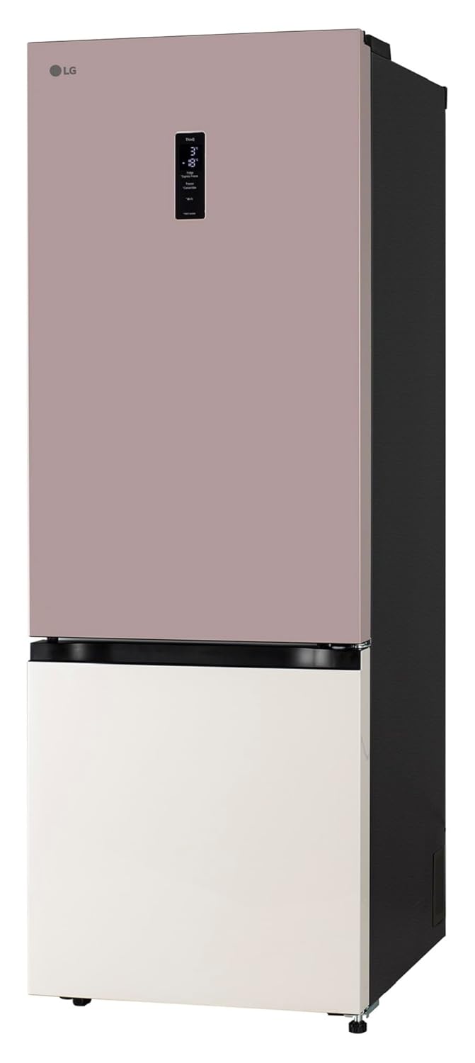 LG GL-B382FPTX 340 L 3 Star Bottom Freezer Refrigerator (Pink Tango) – Wi-Fi Convertible, DoorCooling+, Smart Inverter Compressor, AI ThinQ