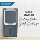 Crompton Gale DAC 90 Desert Air Cooler | 90L Tank | 4000 CMH Air Delivery | Ice Chamber | Everlast Pump | Inverter Compatible | For Rooms up to 470 Sq. Ft