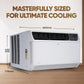 LG 1.5 Ton 3 Star DUAL Inverter Window AC (UW-Q18WUXA) - 4-in-1 Convertible Cooling, Copper, 4 Way Air Swing