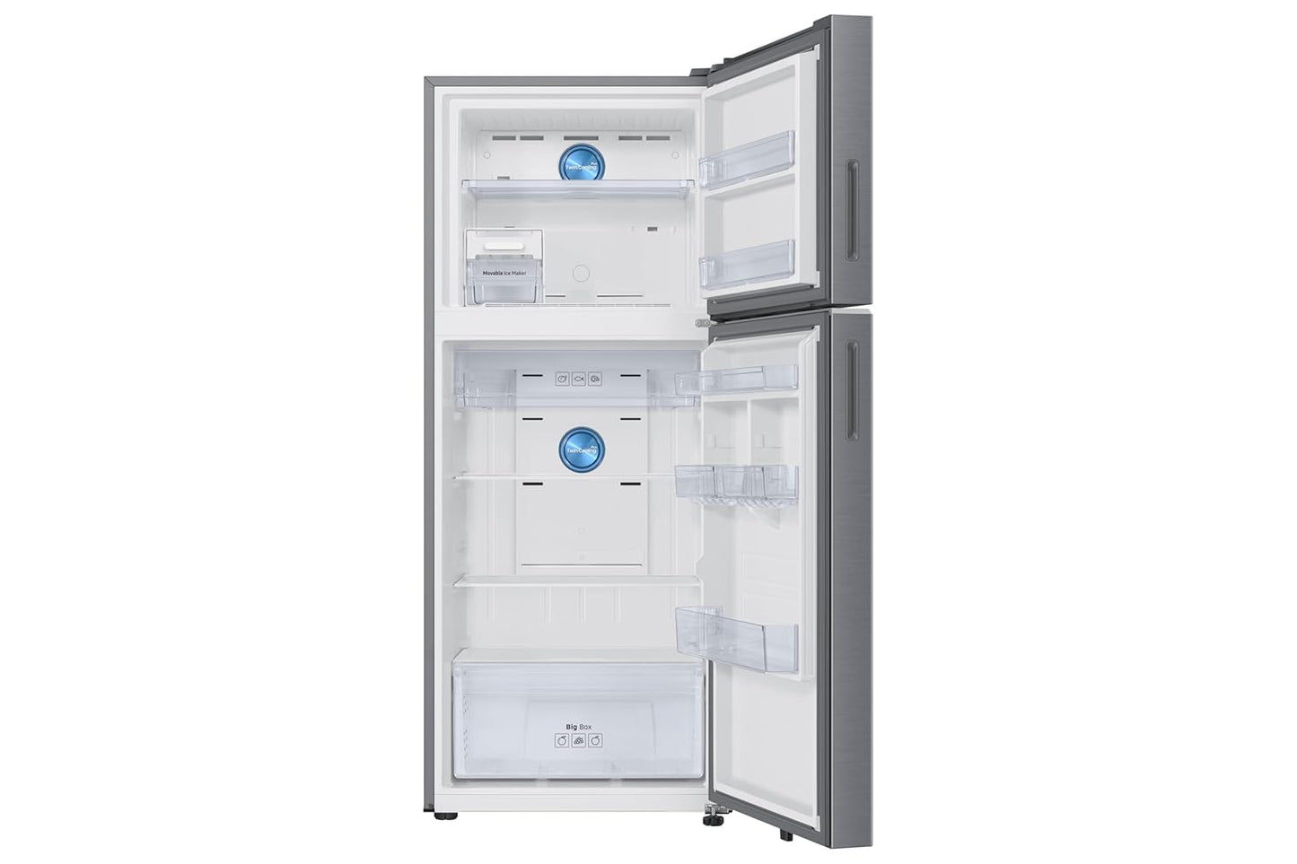 Samsung RT41DG6A2BS8HL 396 L, 2 Star, Convertible 5-in-1, Digital Inverter, Frost Free Double Door, WiFi Enabled Bespoke AI Refrigerator (Elegant Inox)