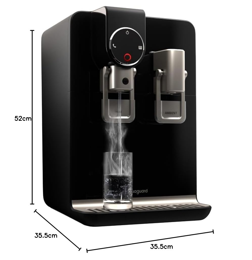 Aquaguard Blaze Insta WS RO+UV Water Purifier – 9-Stage Purification, Dual Stainless Steel Tank, Hot & Ambient Water, 5.6L Capacity, Wall-Mount & Countertop (GWPDIRUHA03B00)