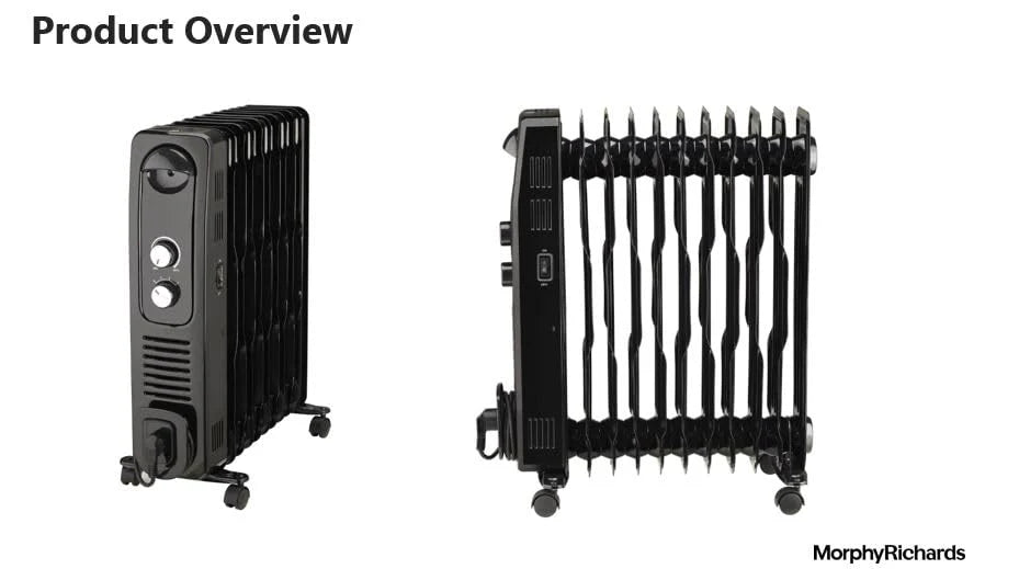 Morphy Richards 11F  Fin Heat wave Ofr Room Heater For Home|2500W Convection Oil Filled Room Heater