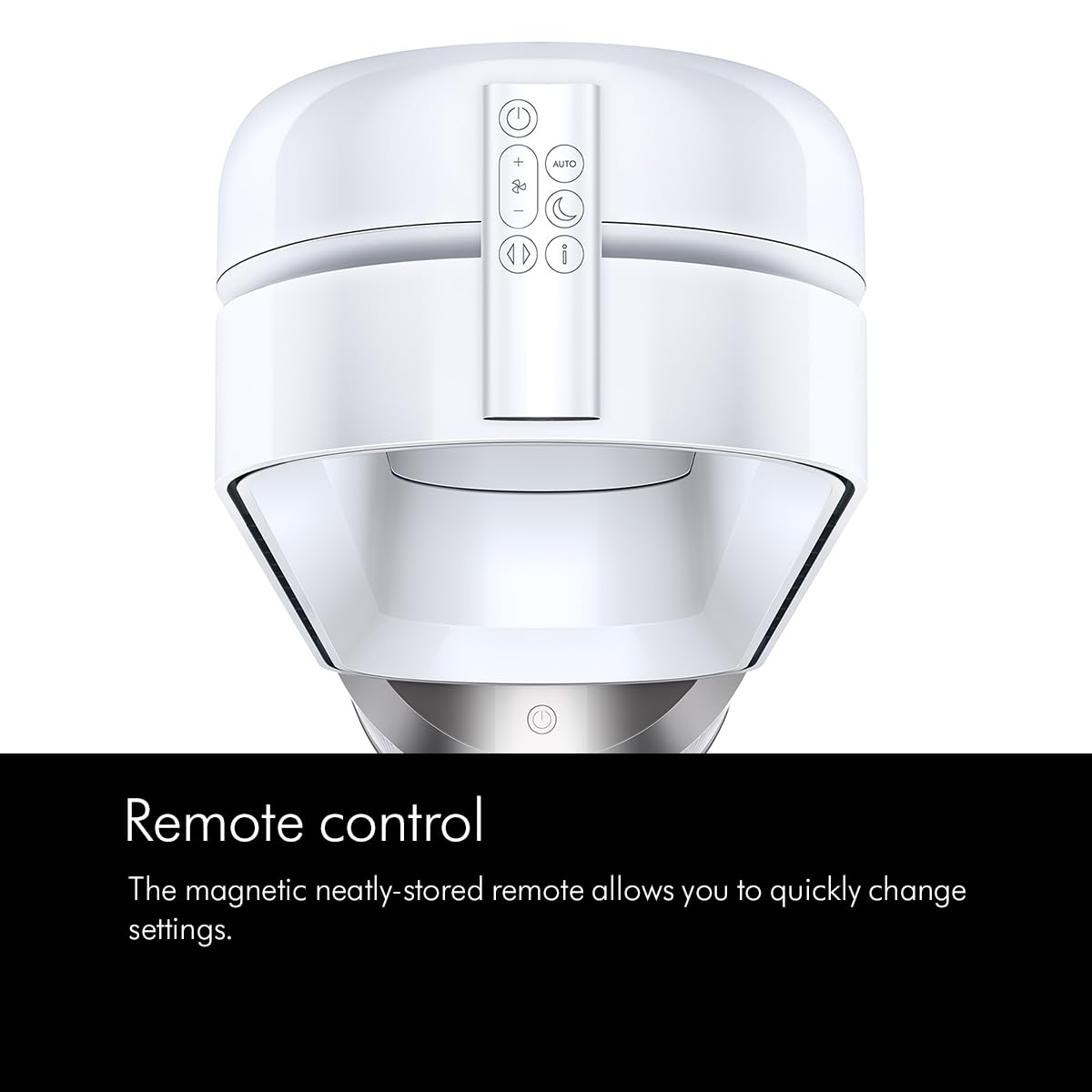 Dyson HP10 Hot+Cool Gen1 Air Purifier – HEPA H13 Filter, 99.95% Filtration, Heating & Cooling, 350° Oscillation, Real-Time Air Monitoring (White/Silver)