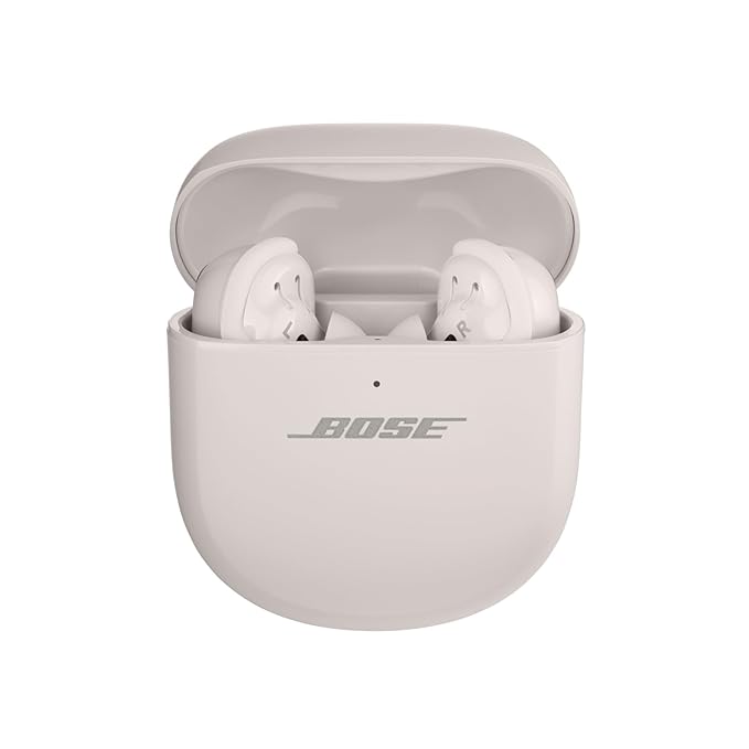 Bose New Quiet Comfort Ultra Wireless Noise Cancelling Earbuds, Bluetooth Noise Cancelling Earbuds with Spatial Audio and World-Class Noise Cancellation, White Smoke 882826-0020