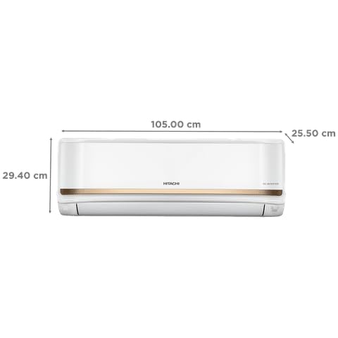 Hitachi RAS.G324PCCISS 2 Ton 3 Star Inverter Split AC | iZen 3400SXL | Dual Rotor Compressor | 100% Copper | R-32 Refrigerant | HEPA Filter | Made for Large Room