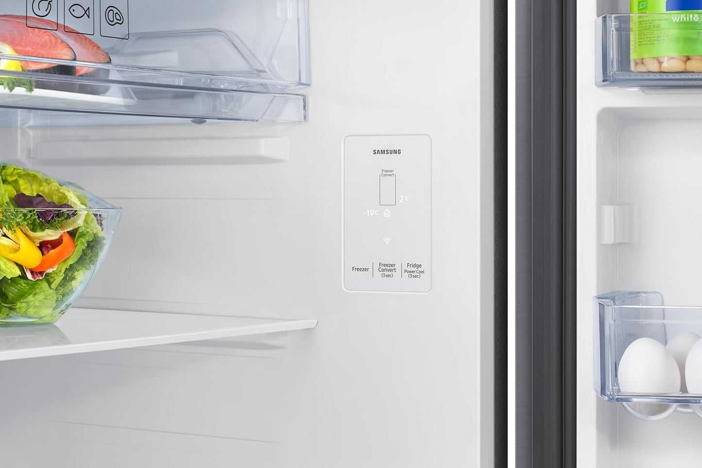 Samsung RT41DG6A2BS8HL 396 L, 2 Star, Convertible 5-in-1, Digital Inverter, Frost Free Double Door, WiFi Enabled Bespoke AI Refrigerator (Elegant Inox)