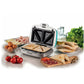 Ariete 1972 Electric Waffle Maker 700W – Non-Stick Plates, Locking System, 5 Settings | Make Sweet & Savory Waffles at Home (Blue) 00C197201AR0