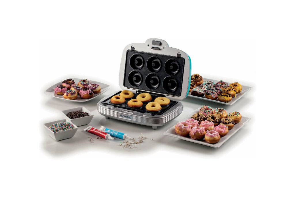 Ariete 1972 Electric Waffle Maker 700W – Non-Stick Plates, Locking System, 5 Settings | Make Sweet & Savory Waffles at Home (Blue) 00C197201AR0