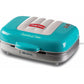 Ariete 1972 Electric Waffle Maker 700W – Non-Stick Plates, Locking System, 5 Settings | Make Sweet & Savory Waffles at Home (Blue) 00C197201AR0