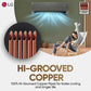 LG US-Q19MWZE 1.5 Ton 5 Star AI+ DUAL Inverter Split AC | Copper | Smart Energy Manager | Wi-Fi | VIRAAT Mode | AI Convertible 6 in 1 | Faster Cooling | Energy Saving ( Black Mirror) 2025 Model