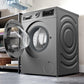 Bosch WNA2E4UCIN 10.5 Kg / 6 Kg Inverter Fully Automatic Front Load Washer Dryer (1400 RPM, 5 Star, Wash & Dry 60, EcoSilence Drive, LED Display, Cast Iron Grey)