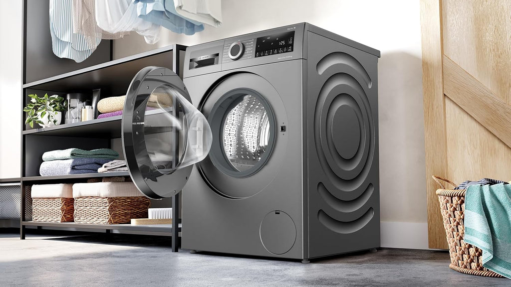 Bosch WNA2E4UCIN 10.5 Kg / 6 Kg Inverter Fully Automatic Front Load Washer Dryer (1400 RPM, 5 Star, Wash & Dry 60, EcoSilence Drive, LED Display, Cast Iron Grey)