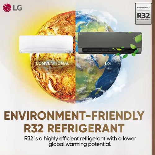 LG US-Q19MWZE 1.5 Ton 5 Star AI+ DUAL Inverter Split AC | Copper | Smart Energy Manager | Wi-Fi | VIRAAT Mode | AI Convertible 6 in 1 | Faster Cooling | Energy Saving ( Black Mirror) 2025 Model