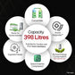 LG GL-S422SPZX 398L 3 Star Frost-Free Double Door Refrigerator (Convertible, Smart Inverter, Express Freeze, Shiny Steel)