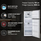 LG GL-S422SPZX 398L 3 Star Frost-Free Double Door Refrigerator (Convertible, Smart Inverter, Express Freeze, Shiny Steel)