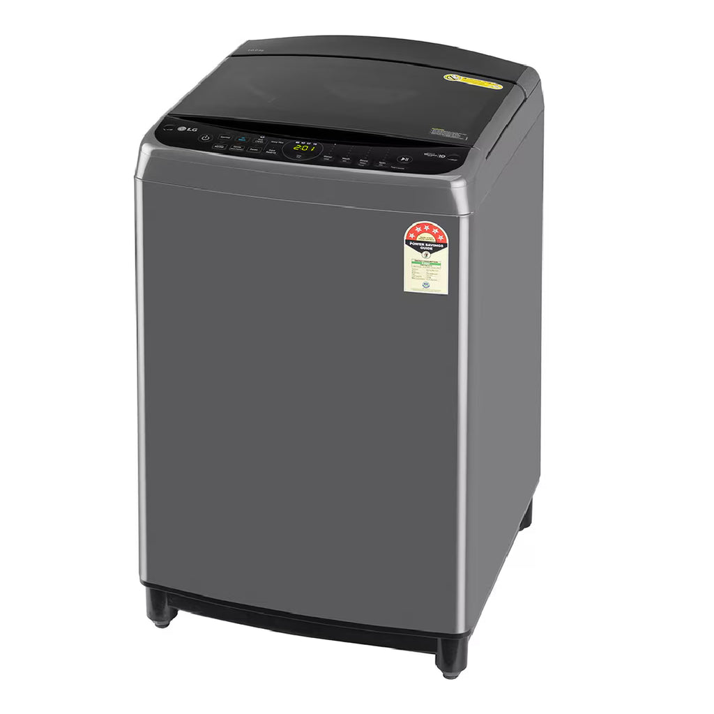LG THD10NPM 10 Kg Automatic Top Load Washing Machine with AI Direct Drive | Turbodrum | Tub & Pulsator Scrub Spin | Child Lock ( Middle Black)