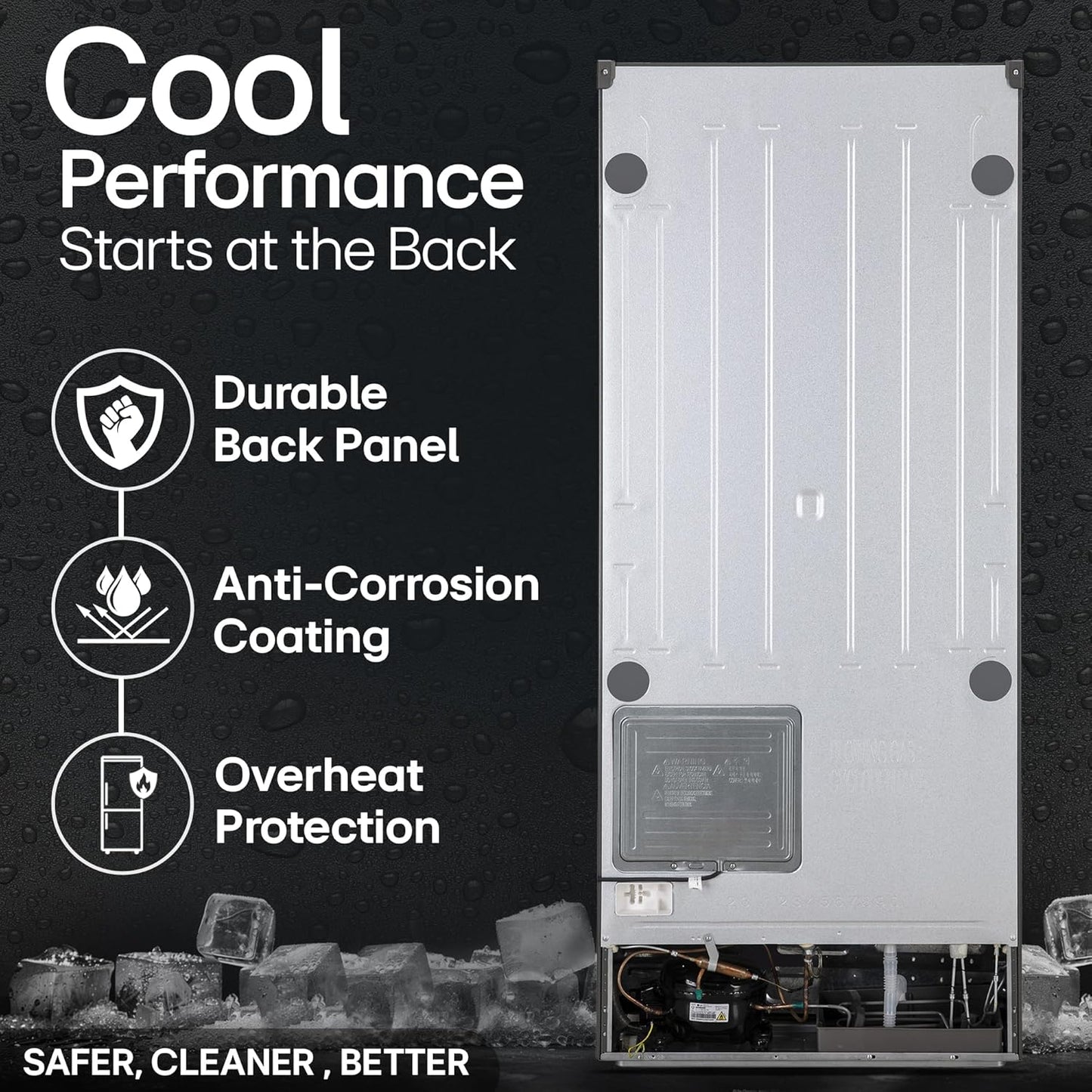 LG GL-S422SPZX 398L 3 Star Frost-Free Double Door Refrigerator (Convertible, Smart Inverter, Express Freeze, Shiny Steel)