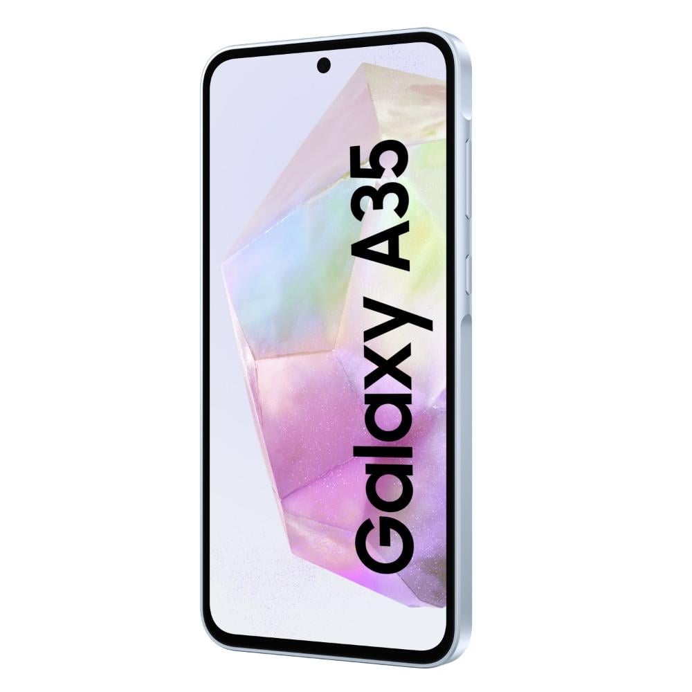Samsung Galaxy A35 5G 128 GB, 8 GB RAM, Awesome Iceblue, Mobile Phone