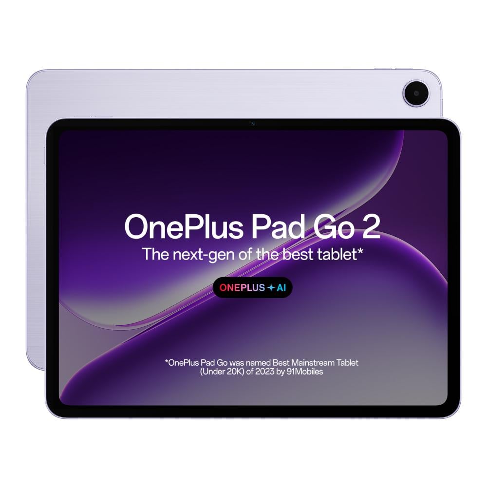 OnePlus Pad Go 2 30.73 cm (12.1 inch) 8 GB RAM, 128 GB, Lavender Drift, Wi-Fi Tablet, OPD2504