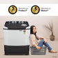 LG P7510RGAZ 7.5 kg 5 Star Semi-Automatic Washing Machine | Wind Jet Dry | Roller Jet Pulsator | Suraj Electronics Delhi NCR