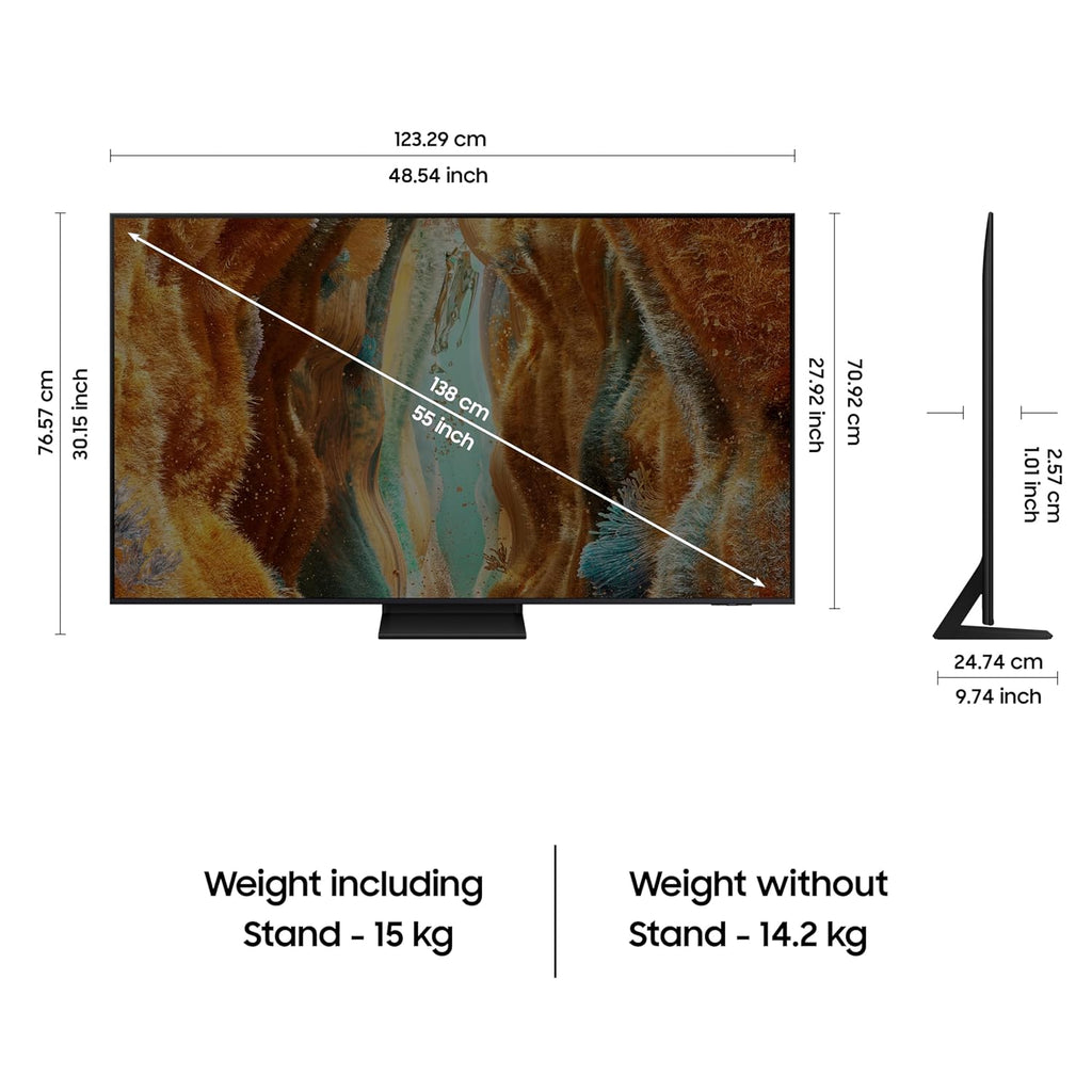 Samsung QA55QN70FAULXL 55 Inch 4K Neo-QLED Smart TV | Mini-LED, Vision AI, 144Hz, HDR10+, Dolby Sound