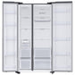 Samsung RS76CG8113SLHL 653L Wi-Fi Enabled Side-by-Side Refrigerator | SmartThings AI | Convertible 5-in-1 | Twin Cooling Plus | Digital Inverter Compressor | EZ Clean Steel | 3 Star | 20-Year Warranty