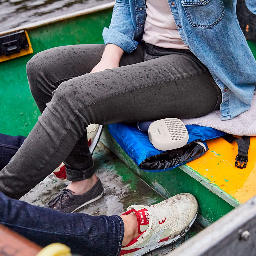 Bose SoundLink Micro, Portable Outdoor Speaker, (Wireless Bluetooth Connectivity)White 783342-0400