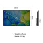 Samsung UA43F5500FUXXL 43 Inch (108 cm) Full HD Smart LED TV (Black) | HDR10+, PurColor