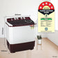 LG P105ASRAZ 10.5 kg 5 Star Wind jet dry Semi-Automatic Top Load Washing Machine ( Burgundy, Roller Jet Pulsator)