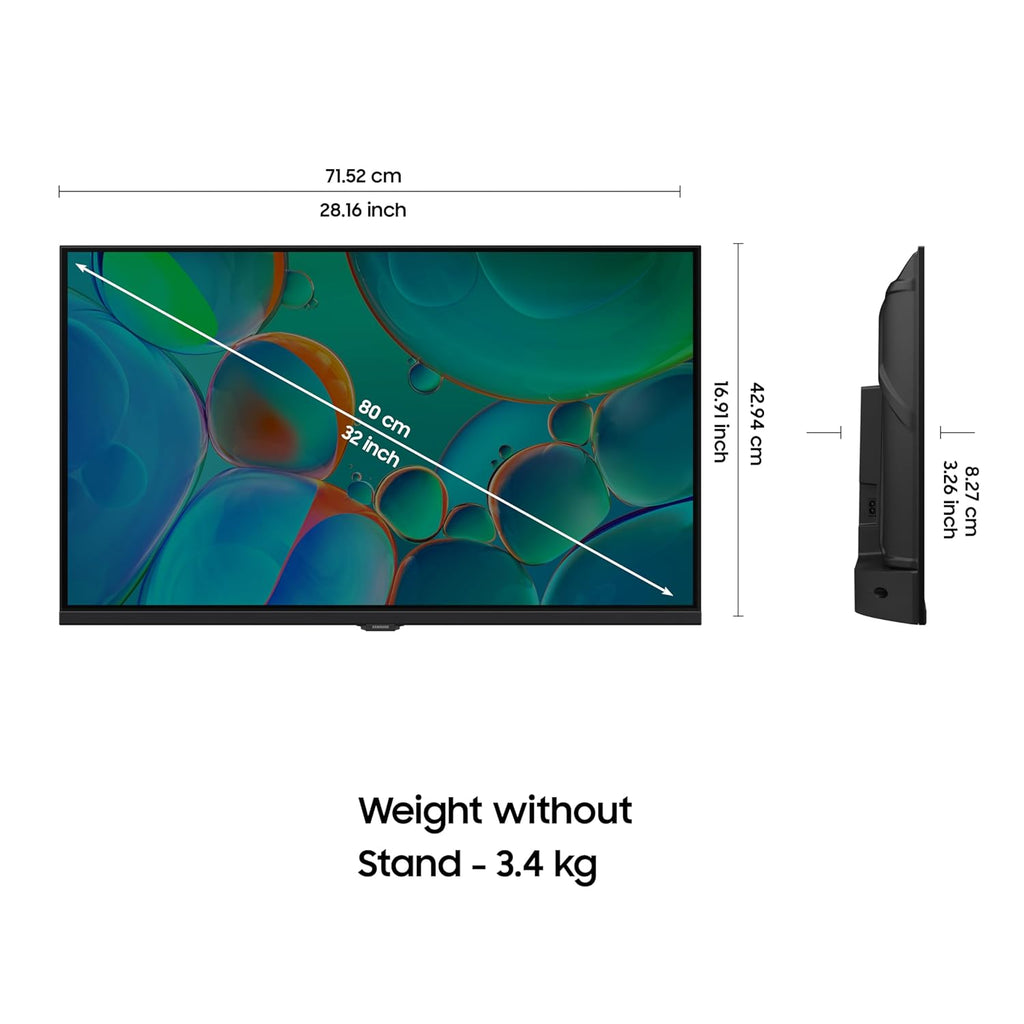 Samsung UA32H4520FUXXL 32 Inch (80 cm) HD Smart LED TV – HDR10+, Tizen OS, Voice Assistant, 20W Sound
