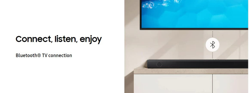 Samsung HW-T42E/XL 150W 2.1 Channel Bluetooth Soundbar with Dolby Digital, Built-in Woofer & Game Mode – Black