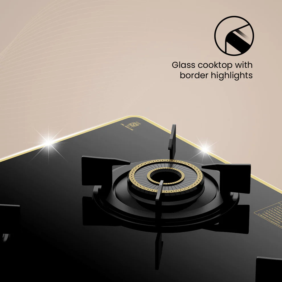 Crompton Oressa CKT-ORR723-MSB 3 Burner 72 cm Slim Glass Cooktop