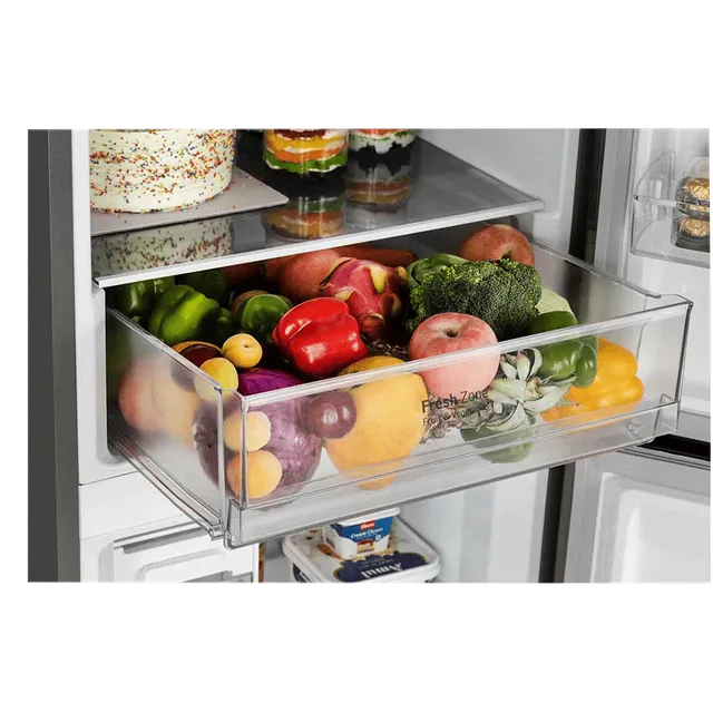 LG GL-B382DPZX 340 L 3 Star Wi-Fi Inverter Frost Free Double Door Refrigerator with Door Cooling+ (Shiny Steel)