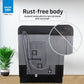 Voltas Beko WTT90UDX/BKGR4KGTD 9 Kg 5 Star Semi-Automatic Top Load Washing Machine | Twin Tub | Special Pulsator | Double Waterfall | Black