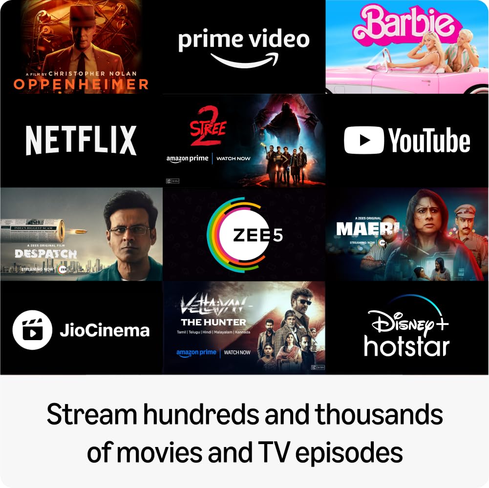 Amazon Fire TV Stick HD 2025 with Alexa Voice Remote (Full HD Streaming, TV Power & Volume Control, Smart Home Integration, Dolby Audio)
