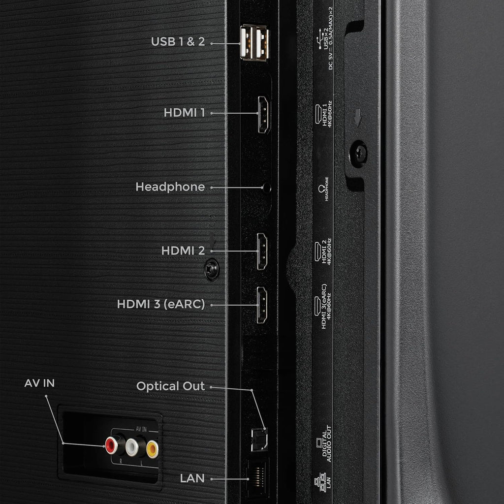 VU 55VIBE-DV – 3 Year Warranty 55 Inch 4K QLED Google TV (2025 Model) with Dolby Vision & Atmos, 88W Soundbar, HDMI 2.1, MEMC, AI Processor & Bezel-Less Design