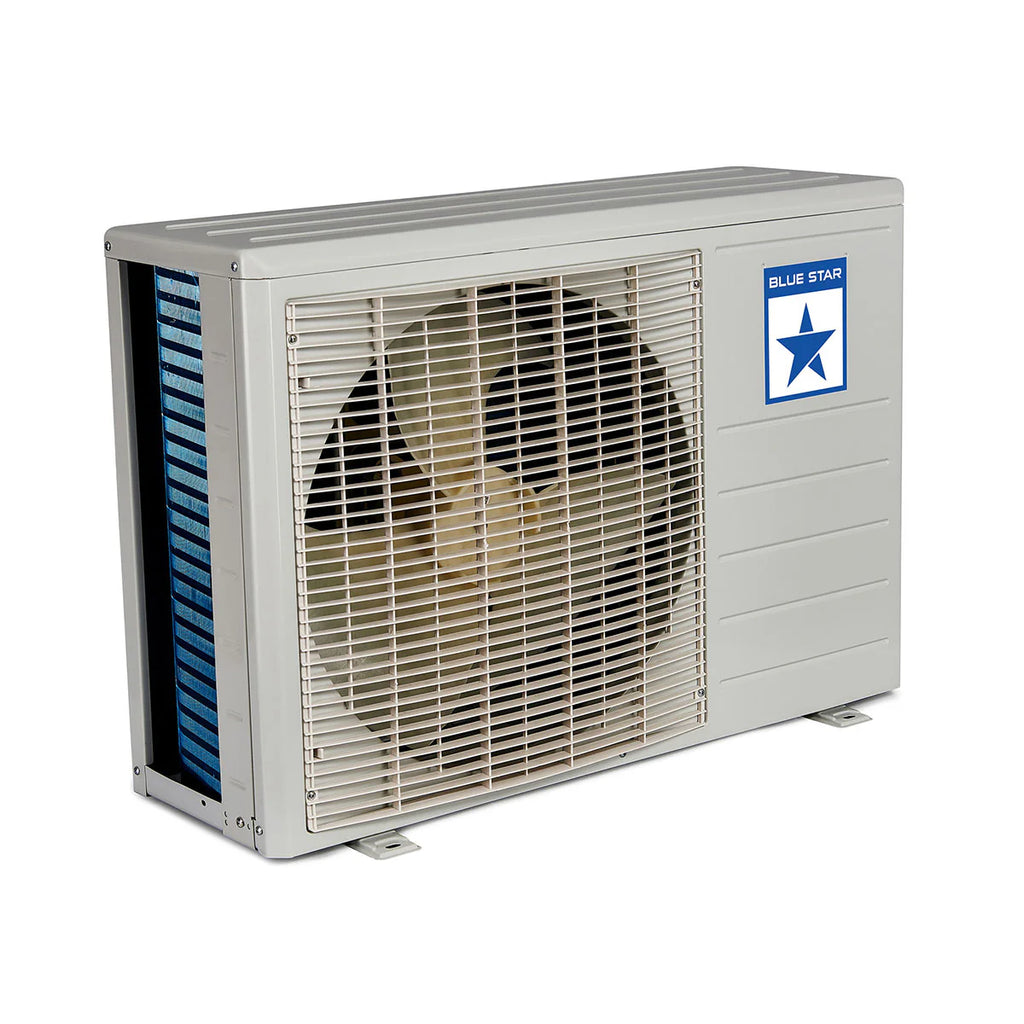 Blue Star FC318VNU 1.5 Ton 3 Star Fixed Speed Split AC | Turbo Cool | Copper Condenser | Anti-Corrosive Blue Fins | Self Diagnosis | Comfort Sleep | White