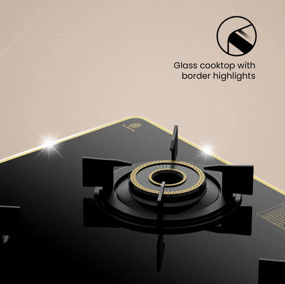 Crompton Oressa CKT-ORR704-MSB 4 Burner 70 cm Slim Glass Cooktop