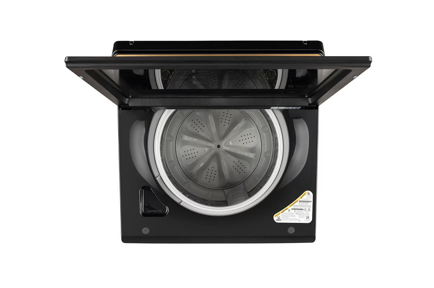 LG T90KMOB1Z 9Kg Top Load Washing Machine, Hard Water Wash, Onyx Black, 5 Star 2025