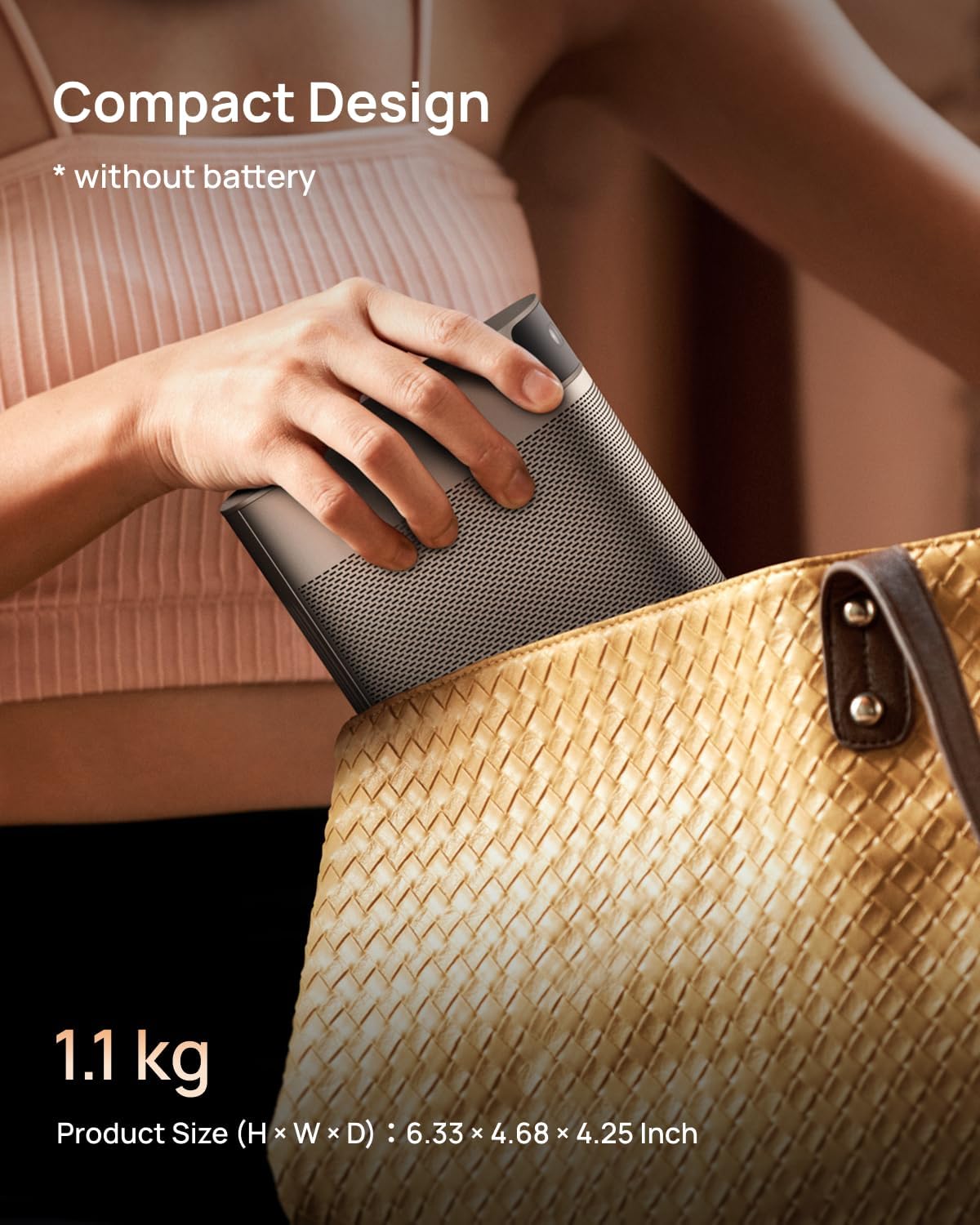 XGIMI MoGo 2 Pro Full HD Portable Projector | 400 ISO Lumens | Android TV 11 | 2×8 W Harman Kardon | Auto Focus &amp; Screen Adaption | Suraj Electronics Delhi NCR